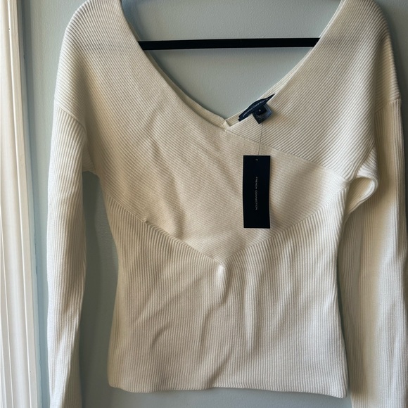 French connection, Lydia Faux  wrap sweater - Picture 9 of 10